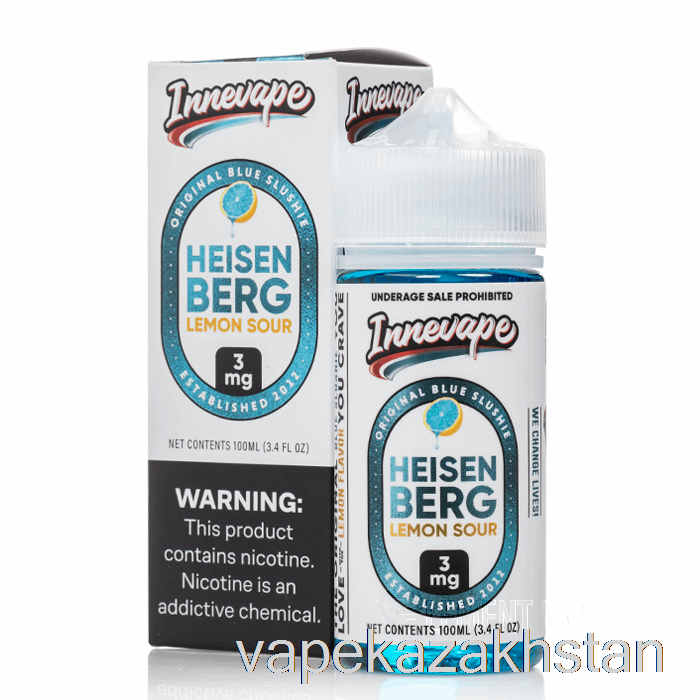 Vape Disposable Heisenberg Lemon Sour - Innevape - 100mL 0mg